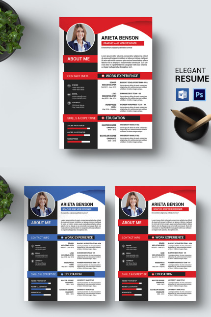 Kit Graphique #94788 Resume Cv Divers Modles Web - Logo template Preview