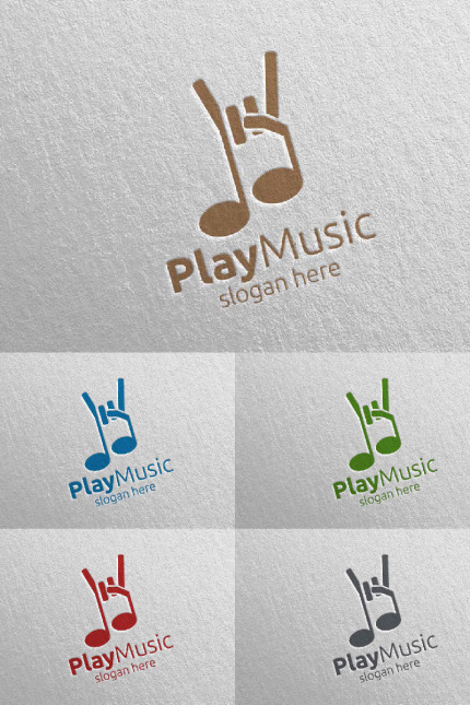 Kit Graphique #94844 Music Logo Divers Modles Web - Logo template Preview