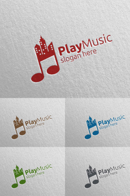 Kit Graphique #94847 Music Logo Divers Modles Web - Logo template Preview