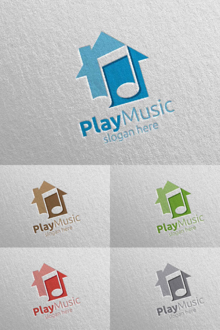 Kit Graphique #94851 Maison Musique Divers Modles Web - Logo template Preview