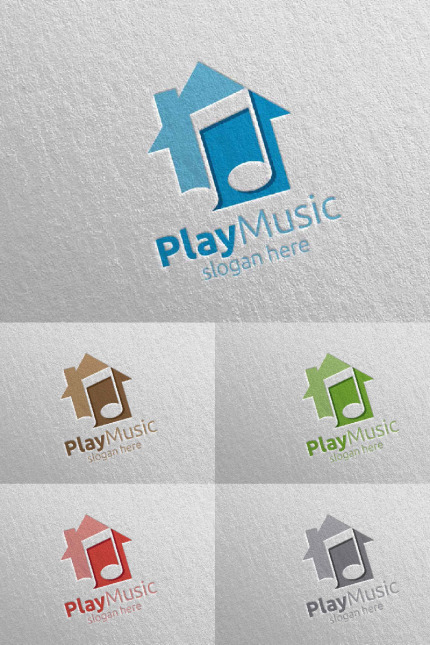 Kit Graphique #94851 Maison Musique Divers Modles Web - Logo template Preview