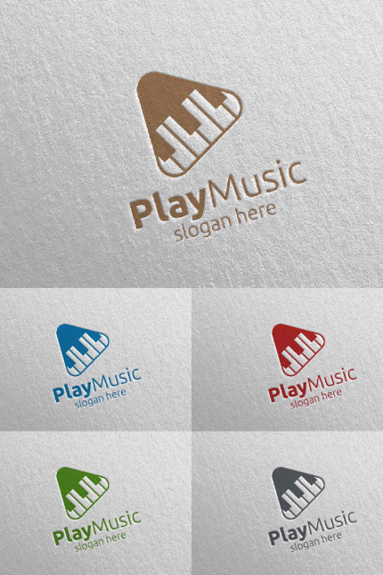Kit Graphique #94857 Music Logo Divers Modles Web - Logo template Preview