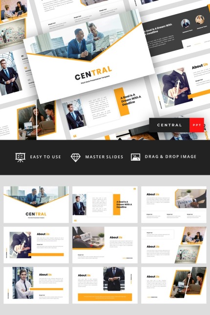 Kit Graphique #94935 Pitchpont Investisseur Divers Modles Web - Logo template Preview