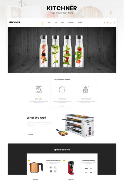 Kit Graphique #95164 Kitchen Accessories Divers Modles Web - Logo template Preview