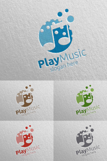 Kit Graphique #95180 Music Logo Divers Modles Web - Logo template Preview