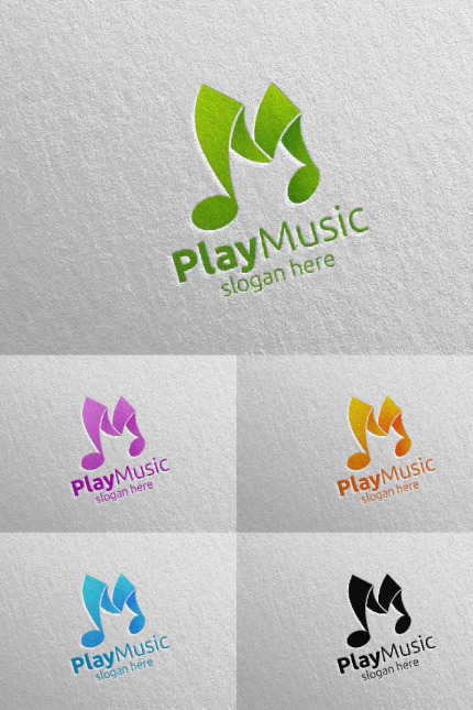 Kit Graphique #95181 Music Logo Divers Modles Web - Logo template Preview