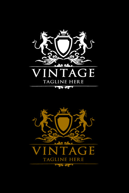 Kit Graphique #95210 Heraldic Cheval Divers Modles Web - Logo template Preview