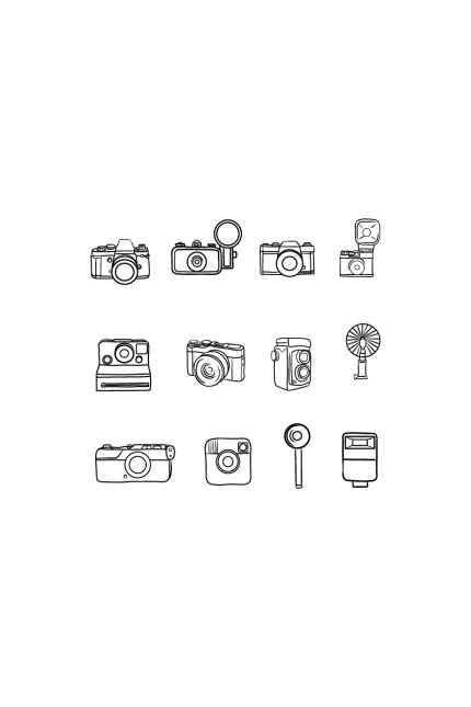 Kit Graphique #95215 Vintage Camra Divers Modles Web - Logo template Preview