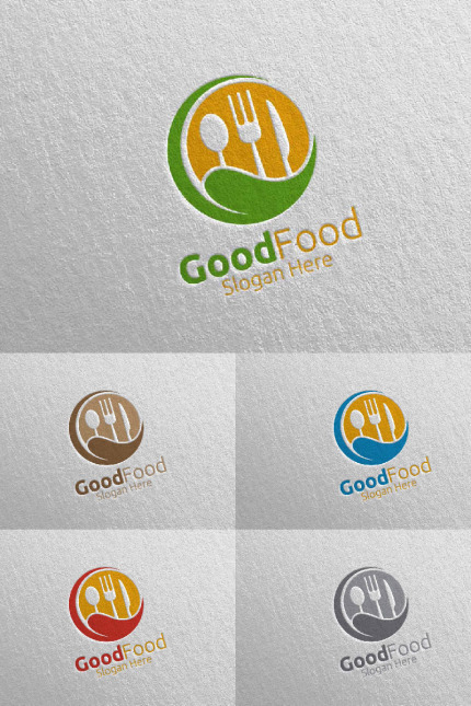 Kit Graphique #95232 Food Logo Divers Modles Web - Logo template Preview