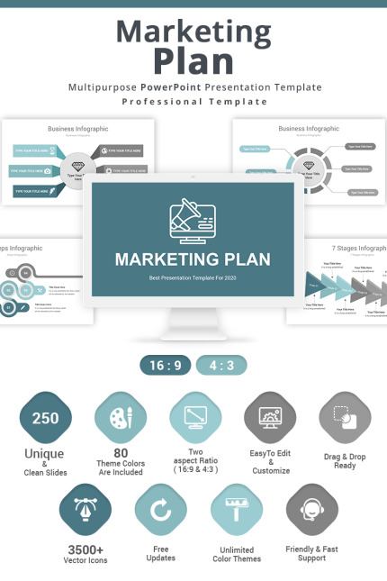 Kit Graphique #95309 Marketing Plan Divers Modles Web - Logo template Preview
