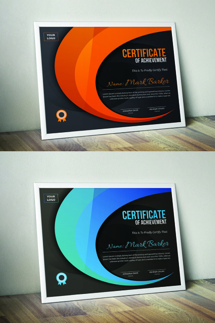 Kit Graphique #95329 Certificate Entreprise Divers Modles Web - Logo template Preview