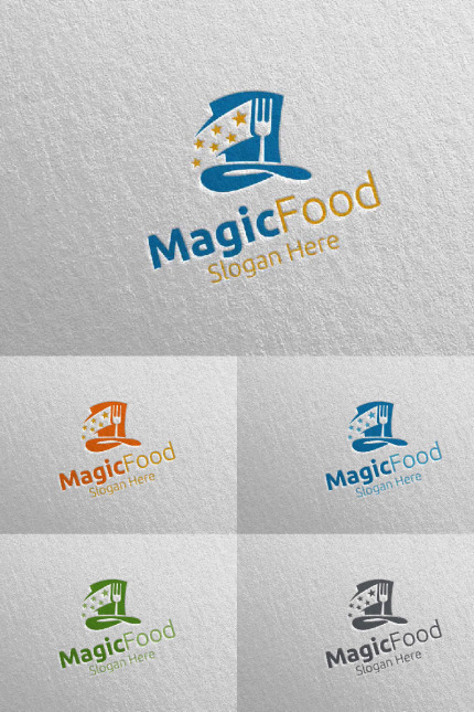 Kit Graphique #95442 Food Logo Divers Modles Web - Logo template Preview