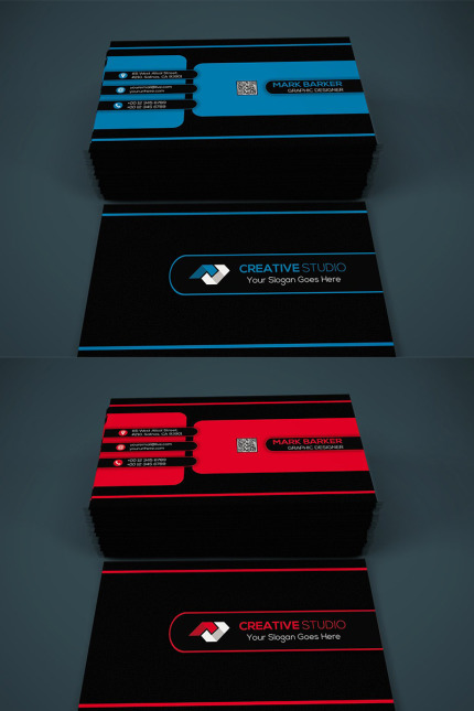 Kit Graphique #95536 Black Blue Divers Modles Web - Logo template Preview