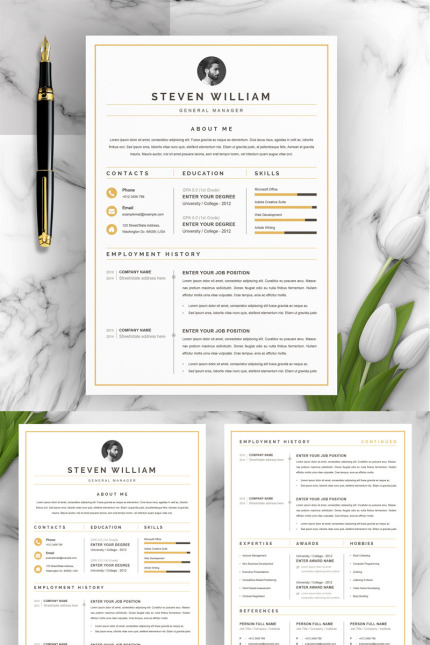 Kit Graphique #95620 Resume 2 Divers Modles Web - Logo template Preview