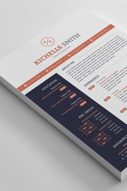 Kit Graphique #95624 Resume Cv Divers Modèles Web - Logo template Preview