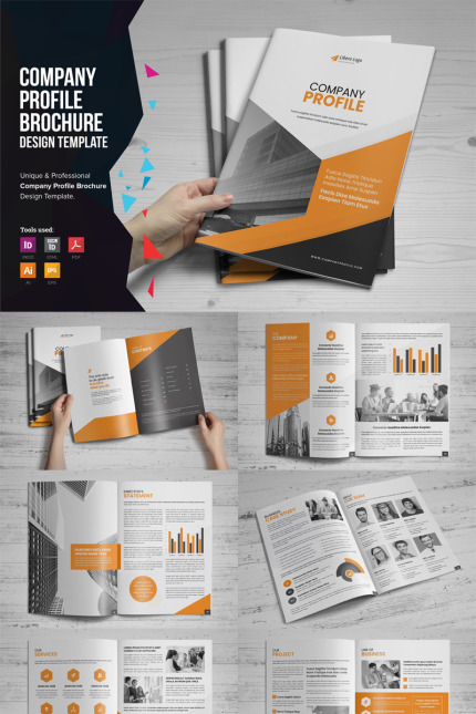 Kit Graphique #95636 Socit Profil Divers Modles Web - Logo template Preview