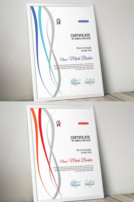 Kit Graphique #95649 Certificate Corporate Divers Modles Web - Logo template Preview