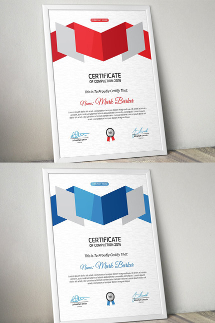 Kit Graphique #95654 Certificate Entreprise Divers Modles Web - Logo template Preview