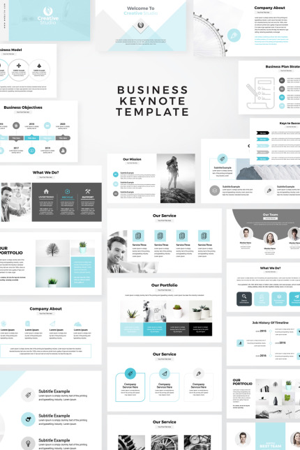 Kit Graphique #95660 Modern Keynote Divers Modles Web - Logo template Preview