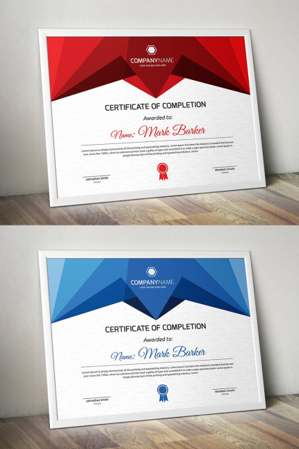 Kit Graphique #95686 Certificate Entreprise Divers Modles Web - Logo template Preview