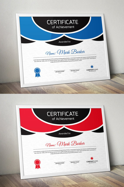 Kit Graphique #95689 Certificate Entreprise Divers Modles Web - Logo template Preview