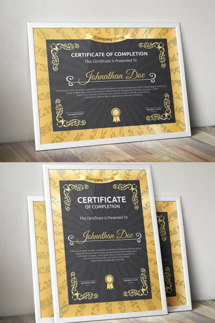 Kit Graphique #95691 Certificate Entreprise Divers Modles Web - Logo template Preview