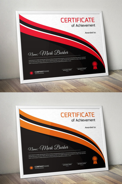 Kit Graphique #95692 Certificate Entreprise Divers Modles Web - Logo template Preview