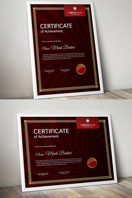 Kit Graphique #95693 Certificate Entreprise Divers Modles Web - Logo template Preview
