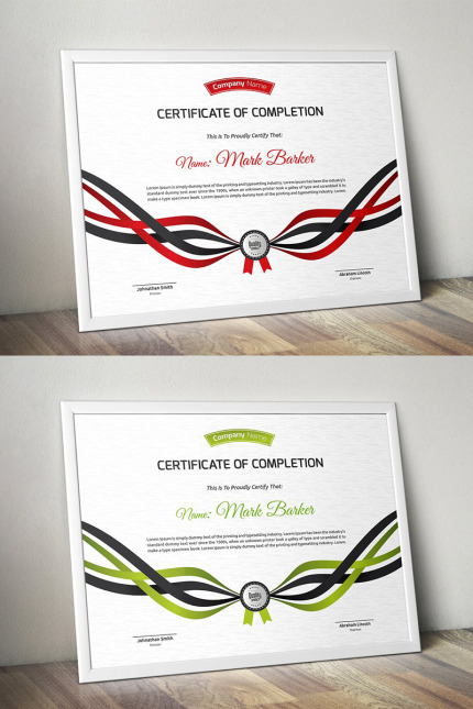 Kit Graphique #95698 Certificate Entreprise Divers Modles Web - Logo template Preview