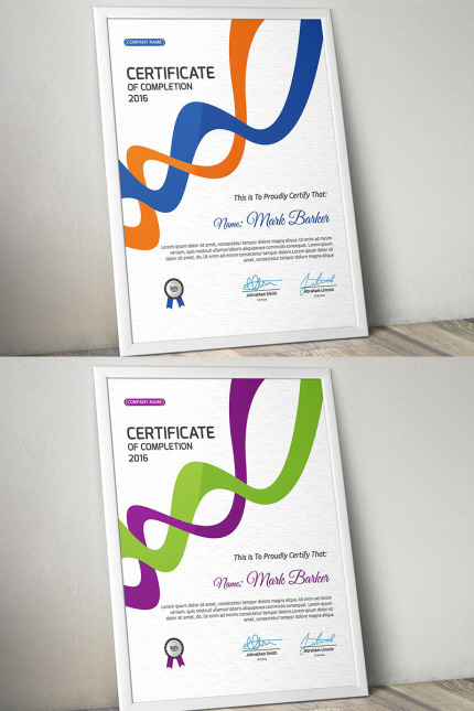 Kit Graphique #95702 Certificate Entreprise Divers Modles Web - Logo template Preview