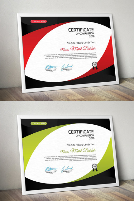 Kit Graphique #95703 Certificate Entreprise Divers Modles Web - Logo template Preview