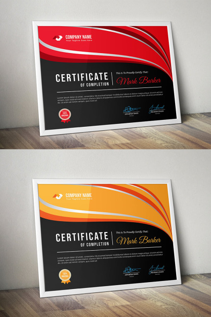 Kit Graphique #95704 Certificate Entreprise Divers Modles Web - Logo template Preview