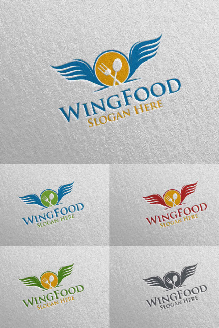Kit Graphique #95736 Food Logo Divers Modles Web - Logo template Preview
