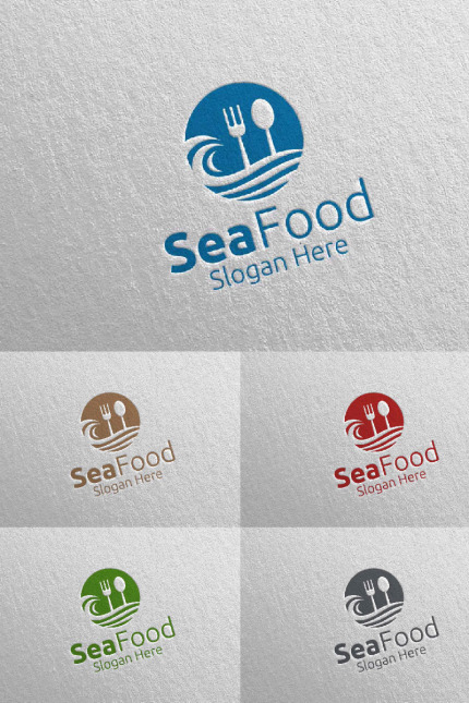 Kit Graphique #95757 Food Logo Divers Modles Web - Logo template Preview