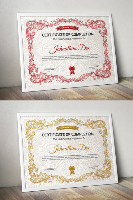 Kit Graphique #95797 Certificate Entreprise Divers Modles Web - Logo template Preview