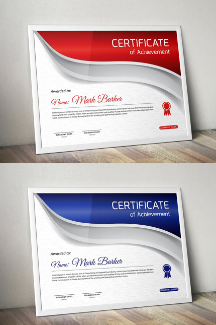 Kit Graphique #95799 Certificate Entreprise Divers Modles Web - Logo template Preview