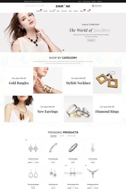 Kit Graphique #95803 Jewellery Diamant Divers Modles Web - Logo template Preview