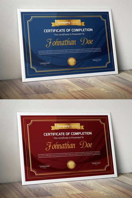 Kit Graphique #95856 Certificate Entreprise Divers Modles Web - Logo template Preview