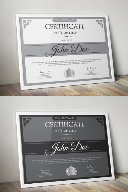 Kit Graphique #95918 Certificate Entreprise Divers Modles Web - Logo template Preview