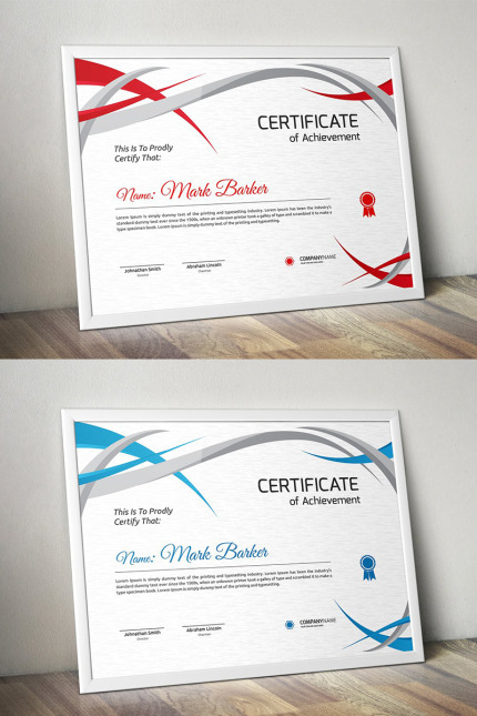 Kit Graphique #95925 Certificate Entreprise Divers Modles Web - Logo template Preview