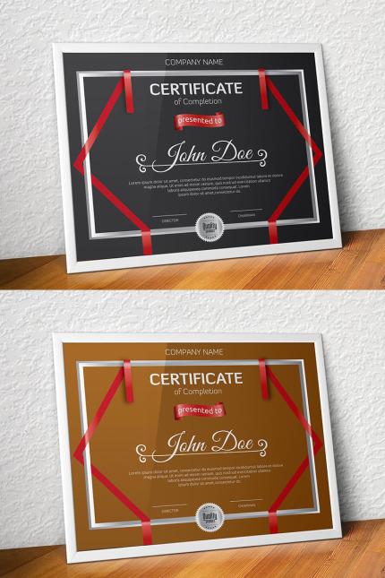 Kit Graphique #96028 Certificate Entreprise Divers Modles Web - Logo template Preview