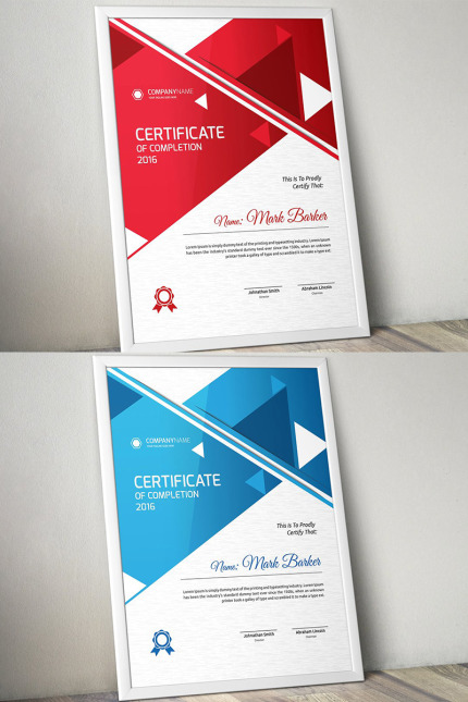 Kit Graphique #96044 Certificate Entreprise Divers Modles Web - Logo template Preview