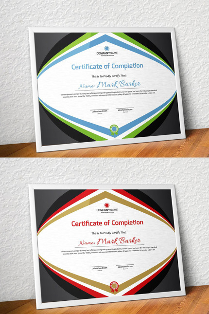 Kit Graphique #96055 Certificate Entreprise Divers Modèles Web - Logo template Preview