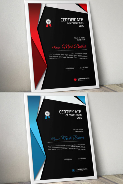 Kit Graphique #96063 Certificate Entreprise Divers Modles Web - Logo template Preview