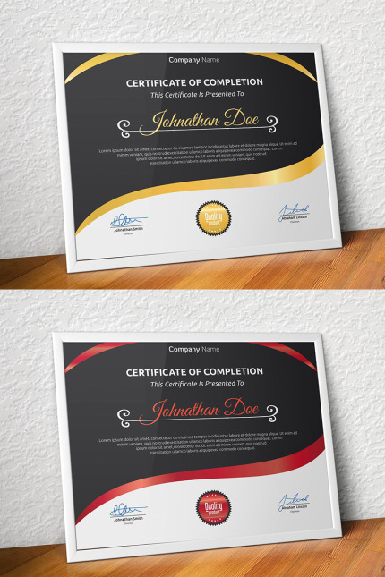 Kit Graphique #96064 Certificate Entreprise Divers Modles Web - Logo template Preview