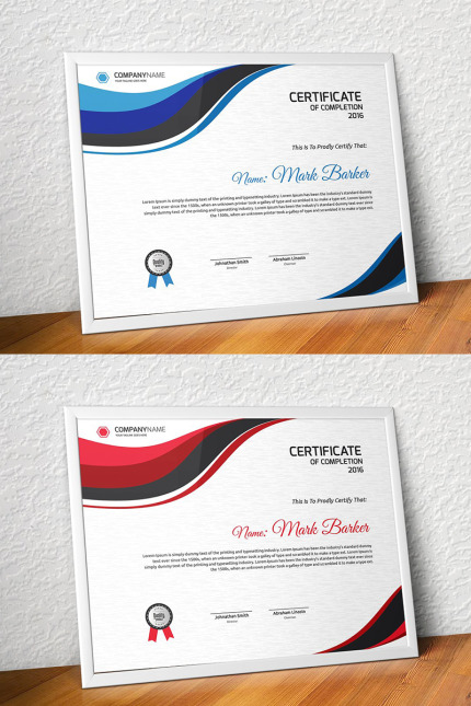 Kit Graphique #96066 Certificate Corporate Divers Modles Web - Logo template Preview