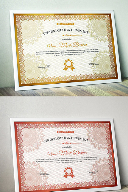 Kit Graphique #96069 Certificate Corporate Divers Modles Web - Logo template Preview