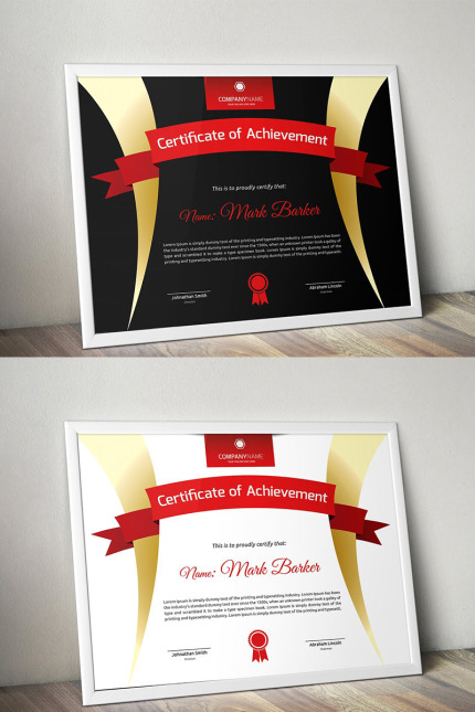Kit Graphique #96071 Certificate Corporate Divers Modles Web - Logo template Preview
