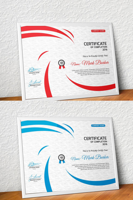 Kit Graphique #96077 Certificate Corporate Divers Modles Web - Logo template Preview