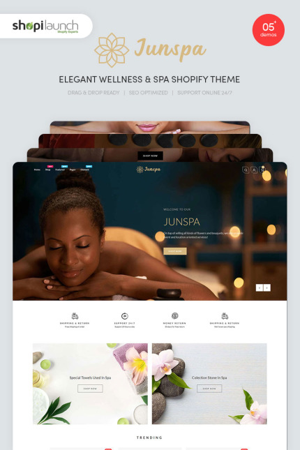 Kit Graphique #96095 Beaut Spa Divers Modles Web - Logo template Preview